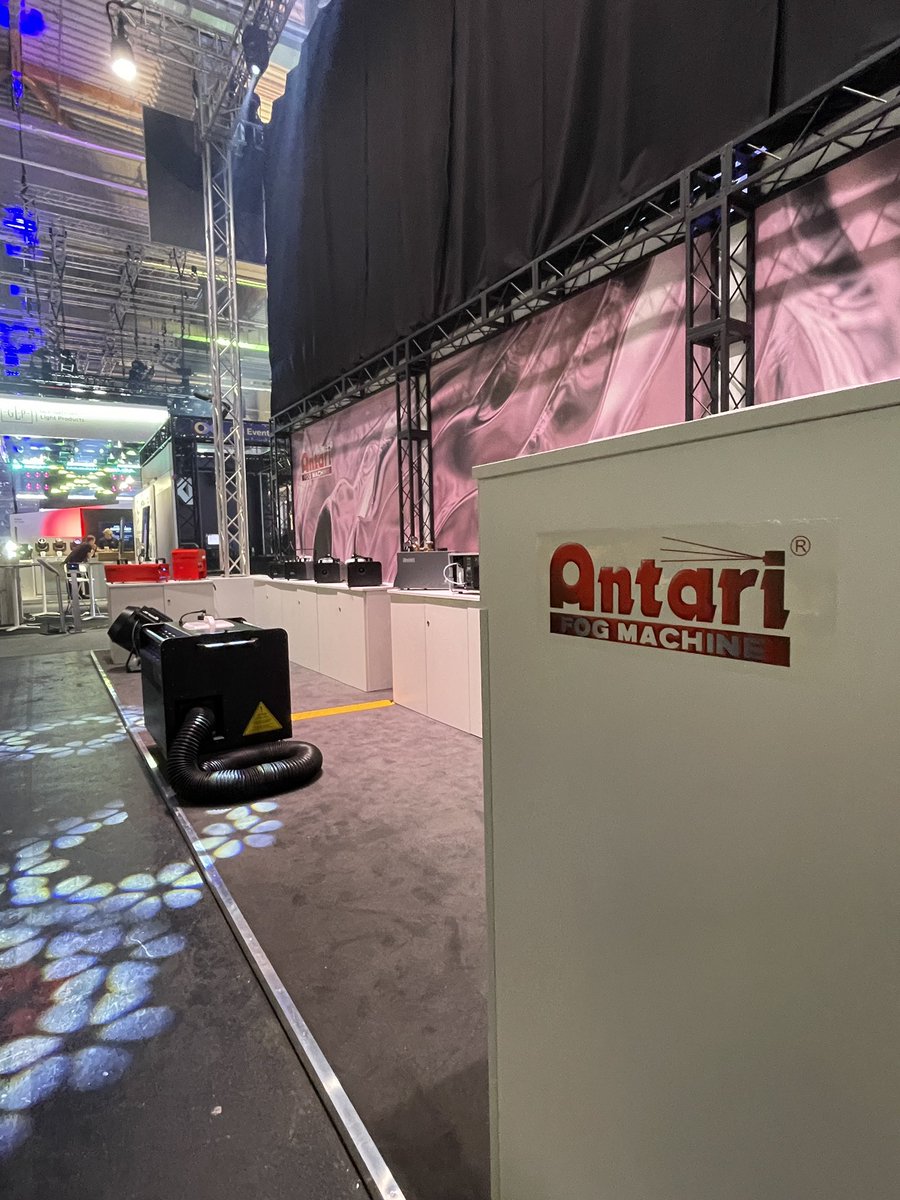 AntariOfficial's tweet photo. It was great to be able to see old friends at the show, we are looking forward to see everyone next year!

#antari #messe #frankfurt #prolightsound https://t.co/4Y8K4DIJvx