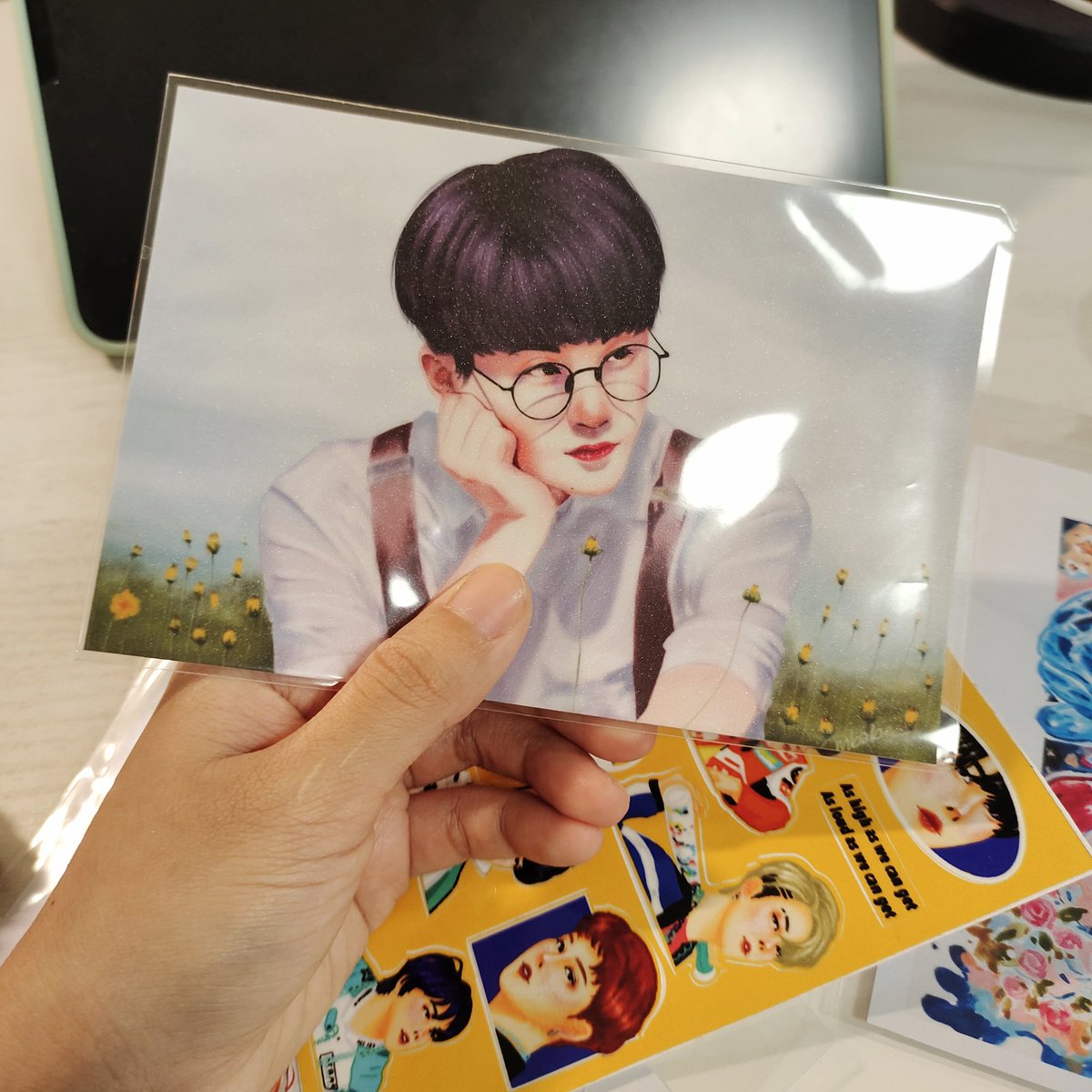 KenjiDamaru's tweet photo. @cmbabe_  ไปงาน nct มาแล้วได้แล้วได้ goods น่ารักๆมาจากบูธของคุณแพร่วล่ะ น่ารักจนใจเจ็บ~#NCTinSUMMERbeach  #kenjidamaru https://t.co/Gp6JrJyMTM