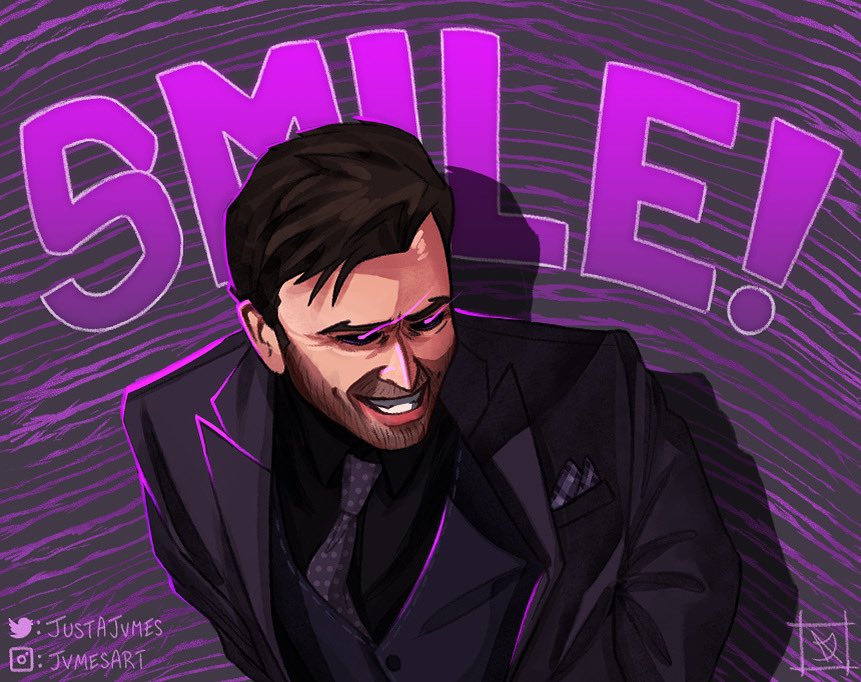 justajvmes's tweet photo. don’t forget to smile! #kilgrave #davidtennant #jessicajones #killgrave https://t.co/LcDusQ6Xbf