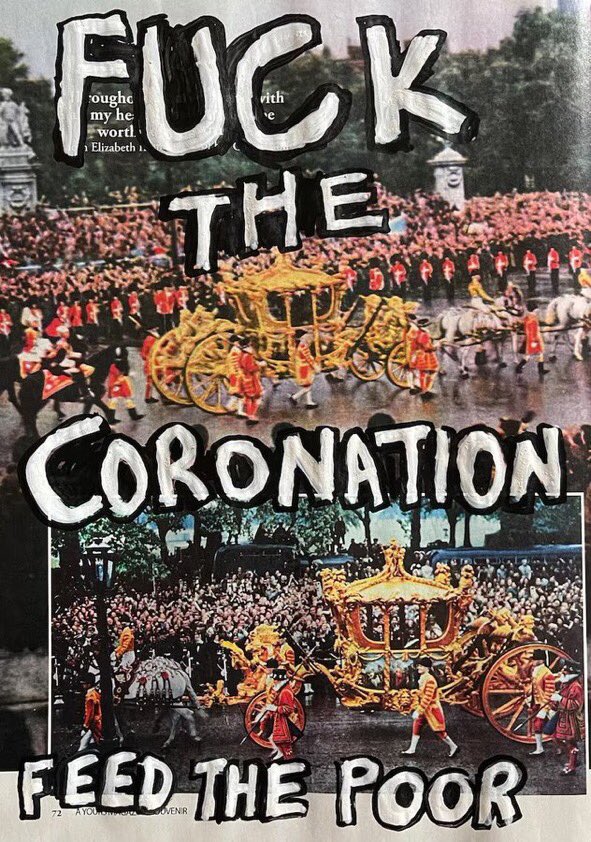 Xav18r's tweet photo. Antics Of My 9yr Son Part 1080

As I Sit Here Listening To Sky News When The Monarchy Is Mentioned My Son Pipes Up With The Song “You Can Shove Your Coronation Up Your Arse” 
I’m In So Much Trouble With My Wife https://t.co/1WhpJ2e5nr