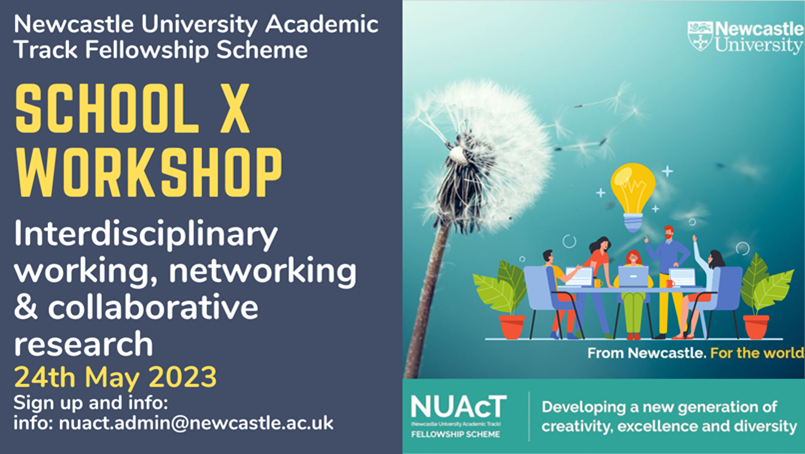 Sage_NCL's tweet photo. The @nuact_NCL team would like to invite you to an exciting #SchoolX Workshop on 24 May from 12:30 to 4:30pm

Lunch is included, and you'll get to learn all about the power of networking in facilitating interdisciplinary learning 🤝

Register below! 👇
https://t.co/qGG78Km43J https://t.co/63DV319kN0