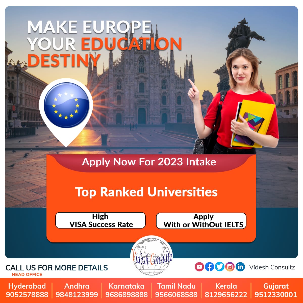 ramesh_videsh's tweet photo. Looking to study abroad and confused with your plans? We are well-known in this field providing services for 14 years and our expert counselors are available Virtually.  For more details contact us now on 9566068588 Visit and follow us on Facebook:https://t.co/0cQOuHu3ag https://t.co/FsBR7v2MZ4
