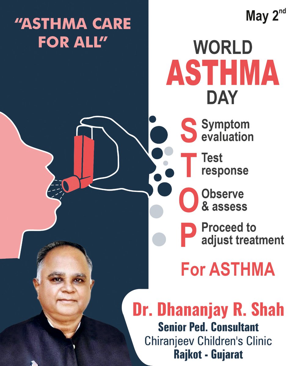 DhananjayIap's tweet photo. On this World Asthma Day, let's pledge to #support those living with asthma, raise awareness about the condition, and work towards finding a cure. #WorldAsthmaDay #AsthmaCure

#AsthmaDay #AsthmaAttack 
#AsthmaActionPlan #AsthmaEducation
#BreatheEasy #InhalerHero #FightAsthma https://t.co/Z7UIpXHFPv