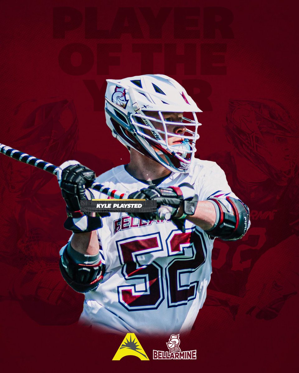 You gotta Play to win💪

<a href="/BellarmineLax/">Bellarmine Lacrosse</a>'s Kyle Playsted announced as the #ASUNMLAX Player of the Year ‼️🔥🥍

Playsted led the league with 3️⃣6️⃣ assists while setting a new single-season record of 7️⃣3️⃣ points this season‼️🔥

📰| asunsports.org/sports/mlax/20…

#ASUNBuilt | #SwordsUpBU⚔️