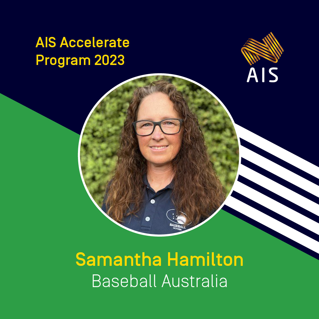 baseballcomau's tweet photo. Congratulations to Samantha Hamilton, who has been selected as one of 14 alumni athletes appointed to the 2023 AIS Accelerate Program. The three-month initiative aims to help former women athletes pursue key roles within the sports sector. #AISAccelerate #theAIS https://t.co/eciUxR5sLG