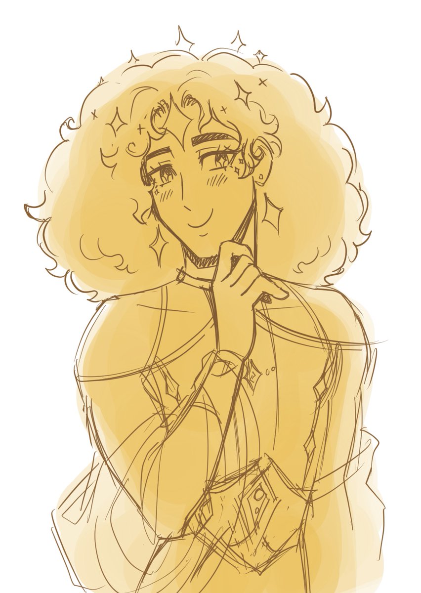 LN01_Katrina's tweet image. Quick sketch of #SynthV_SAROS ✨