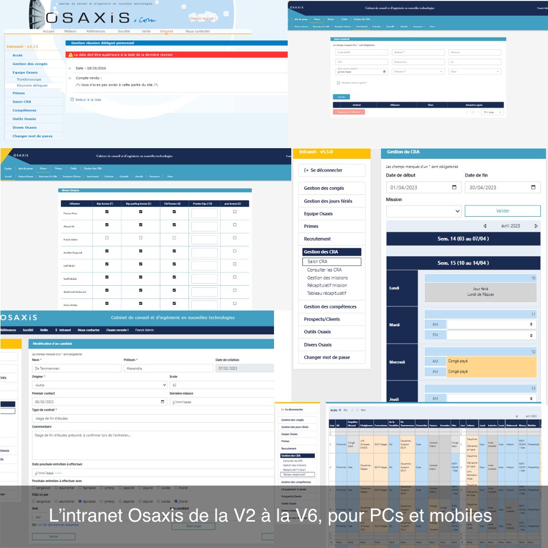 « Les cordonniers sont toujours les plus mal chaussés » 👞. 
Chez Osaxis, nous prenons le contre-pied de ce proverbe 🙂.
Un cas concret : notre intranet.
En savoir plus 👉 bit.ly/44e1ex3