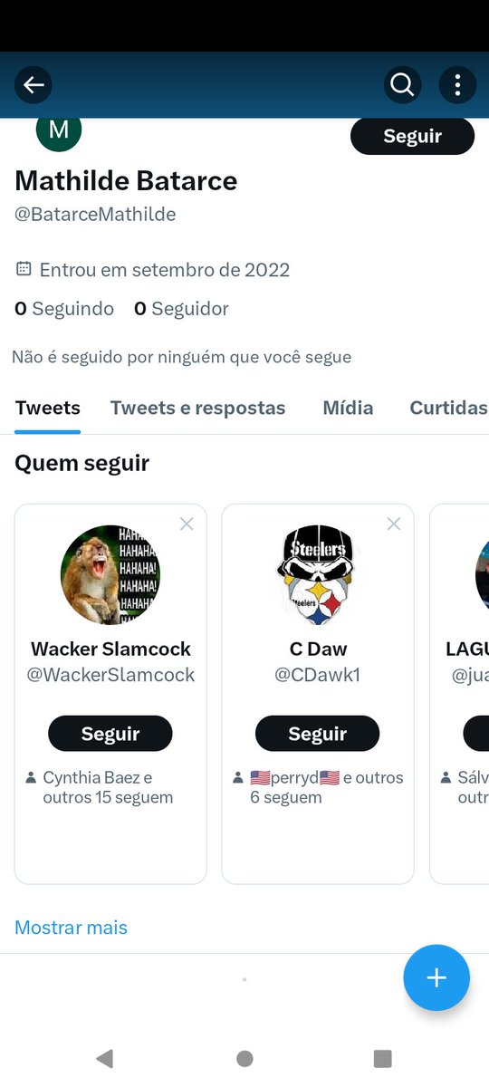 karlucho74's tweet photo. @BatarceMathilde @drpaulofaria22 Zero seguidores e zero seguindo... Dá pra saber que eh conta f@k3 https://t.co/Uwy2f6CpF3