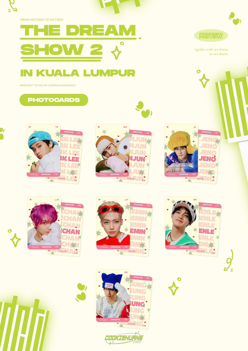 cookiehuang2303's tweet image. Freebies for The Dream Show 2 in KL on the 20th May 2023! 

💛 Time/ Outfit/ Location update on the day.
💛 Pls read the rules/mechanism beforehand.
💛 Do tag us once you receive it!
💛 No DM spam. 

#NCTDREAM_THEDREAMSHOW2_in_KL #TDS2inKL