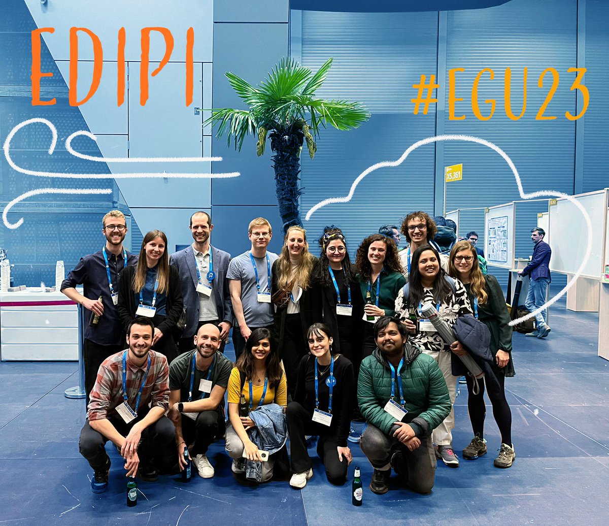 Last week EDIPI had 14 #earlycareer #researchers presenting in #egu23. 
🎖 Thanks to the amazing team that made it possible!
See you all next year at #egu24

More innovative research on #extremeweather events at: edipi-itn.eu