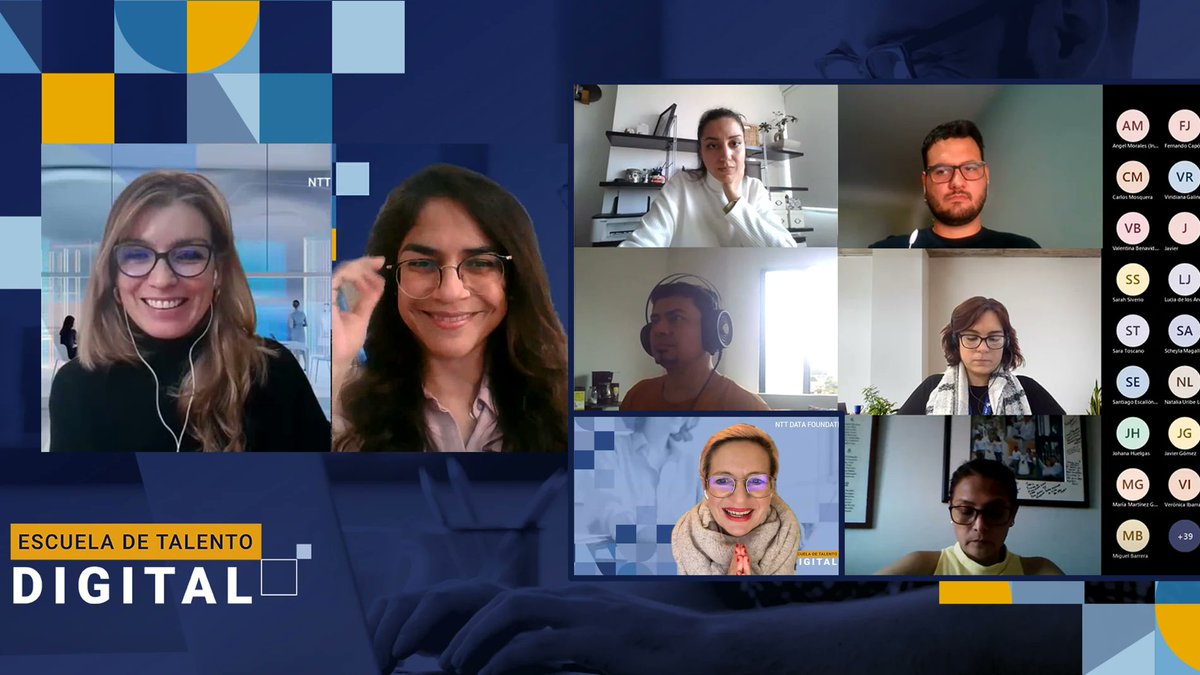 ¡Llegamos al ecuador del programa! La Escuela del Talento Digital de <a href="/nttdfoundation/">NTT DATA FOUNDATION</a> avanza viento en popa con la formación en #programación, de forma simultánea en 6 países. Felices de acompañarlos en este proyecto desde el #coaching con la mirada puesta en las #softskills.