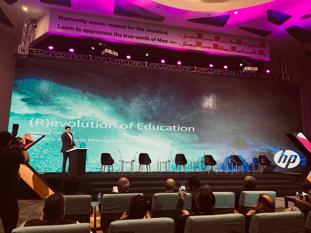InnoXeraSummit's tweet image. Nawaz Dhanji, Country Business Manager, HP presenting a keynote on (R)evolution of Education.

He sheds lights on the innovations HP is bringing to the edtech industry.

#innoxera2023 #innoxerapk #edtechpakistan