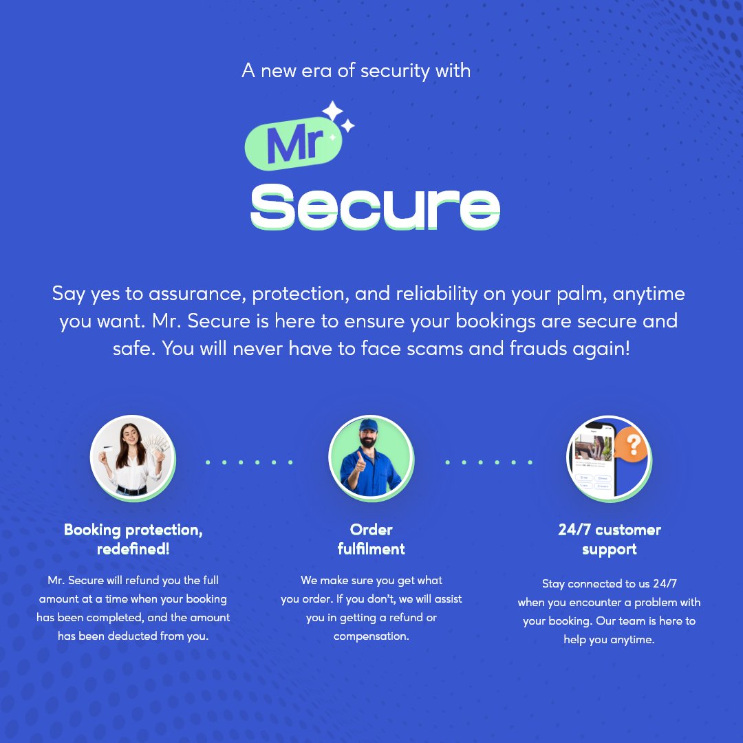 goodguysapp's tweet photo. The most reliable protection in all our services.

Included in every booking, Free for all bookings. #launchingsoon

#mrgoodguys #secure #comingsoon #security #mobileapp #carwash #laundry #handyman #healthcare #srilanka #colombo #quickfixesatyourpalm #ondemand #app #customercare https://t.co/fMEv3pDJLy