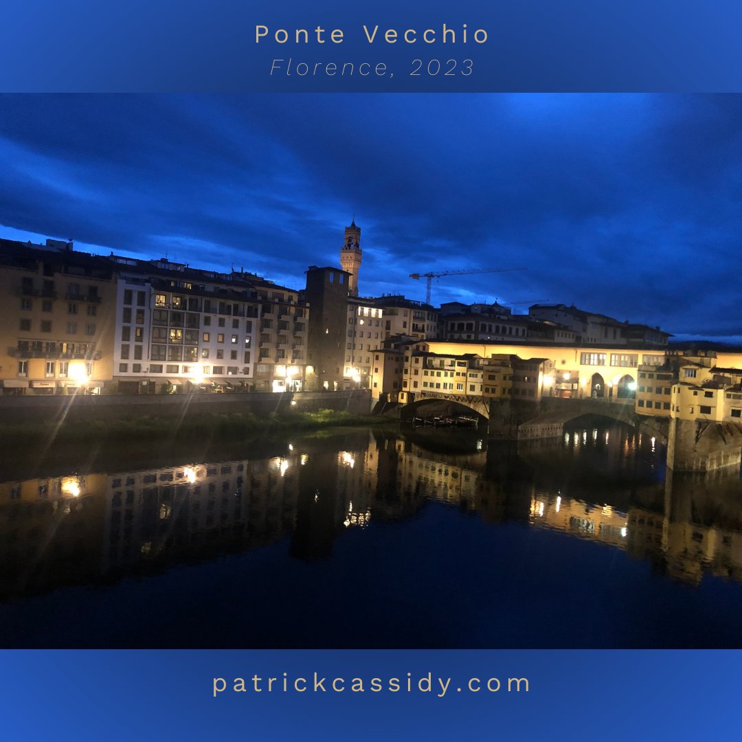 cassidycomposer's tweet photo. At the Ponte Santa Trinita with Ponte Vecchio in the background
Patrick Cassidy @cassidycomposer
#PatrickCassidy #PatrickCassidyComposer #PonteSantaTrinita #DanteOpera #VideCorMeum https://t.co/6RtNyswP1h