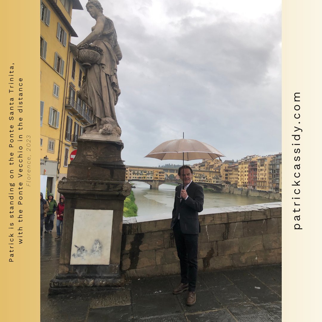 cassidycomposer's tweet photo. At the Ponte Santa Trinita with Ponte Vecchio in the background
Patrick Cassidy @cassidycomposer
#PatrickCassidy #PatrickCassidyComposer #PonteSantaTrinita #DanteOpera #VideCorMeum https://t.co/6RtNyswP1h