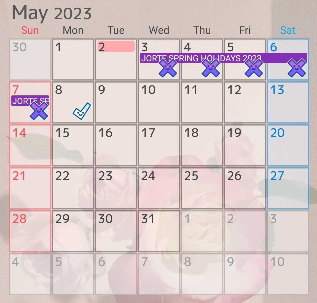 Jorte_en's tweet photo. Jorte Spring Holidays 
(Wed.) May 3 - (Sun.) May 7, 2023
During this period, Jorte Support Team will not respond to any inquiry (such as Web support, E-mails).
Jorte Support Team will resume support from Monday, May 8, 2023. https://t.co/56n9dmEBuB