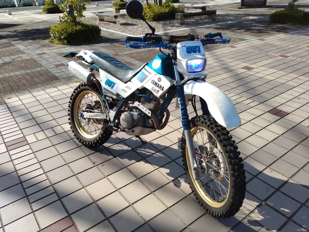 shu_serow's tweet photo. GAIAから持ち帰ったセローの化石がやっと息を吹き返した💨
#セロー225
#WEX_GAIA https://t.co/g3sAlNtxc6