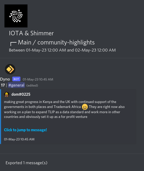 IOTAXTeams's tweet photo. 1/
#IOTA and #Shimmer Discord #community highlights.
🌐 Learn more and join the discussion https://t.co/USN5qQtgEN. https://t.co/KewbjTFzWB