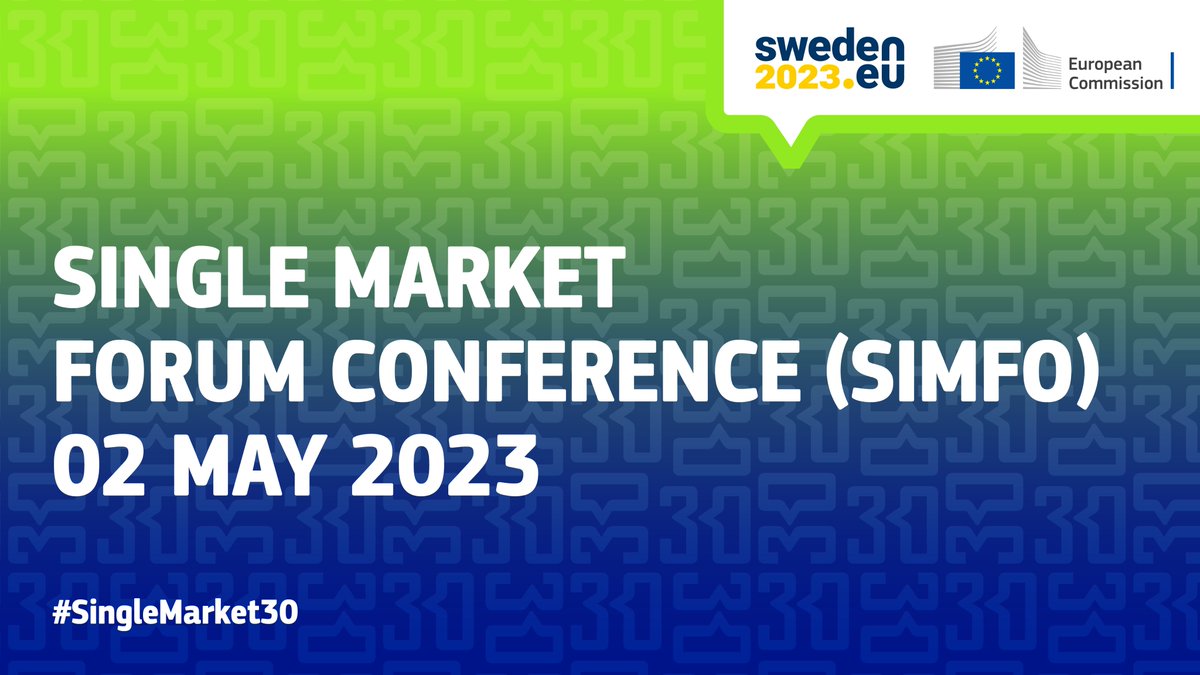 EU_Growth's tweet photo. The Single Market Form is live! #SIMFO
Watch the high-level panel now on ‘30 years of European Single Market – What does the future hold?’ featuring Commissioner @ThierryBreton
🔴Streaming: https://t.co/fKTk8otcCr https://t.co/KR3Ra3KRRi