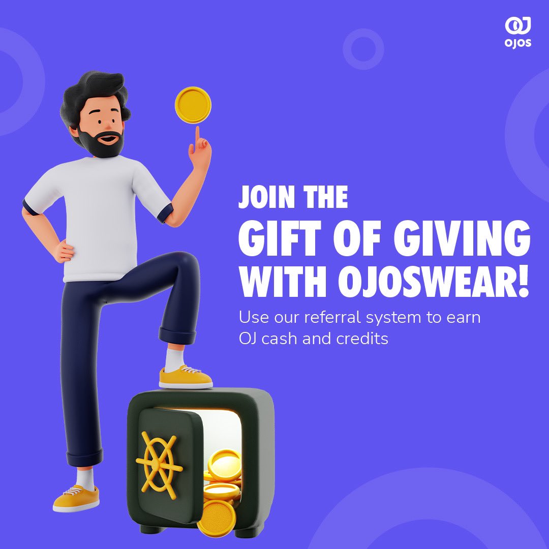 OjosWear's tweet photo. Go to https://t.co/0hD0gTNELb 

And earn discount on your next purchase. Applicable to both the parties involved https://t.co/XPii4igXsc