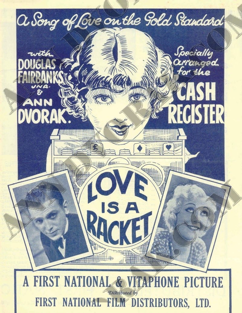 FrankMalfitano's tweet photo. FILM OF THE DAY: Fast & lively #WilliamWellman helmed 1932 #precode offering about #Broadway columnist #DouglasFairbanksJr involved with actress #FrancesDee who’s also involved with gangster #LyleTalbot, #AnnDvorak & #LeeTracy give fine support to excellent lead couple #1930s 🎥 https://t.co/9PAqfhtYsI