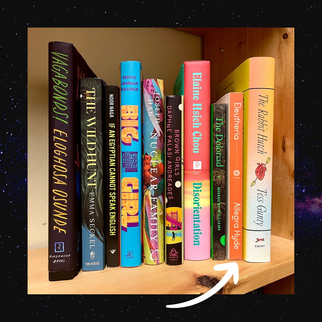Allegra Hyde (@allegra_hyde) on Twitter photo ELEUTHERIA made the shortlist for the VCU First Novelist Prize!! ✨ I’m honored to share shelf-space with these incredible authors
Thank you <a href="/FirstNovelVCU/">VCU Cabell First Novelist Award</a> !! ELEUTHERIA made the shortlist for the VCU First Novelist Prize!! ✨ I’m honored to share shelf-space with these incredible authors
Thank you <a href="/FirstNovelVCU/">VCU Cabell First Novelist Award</a> !!