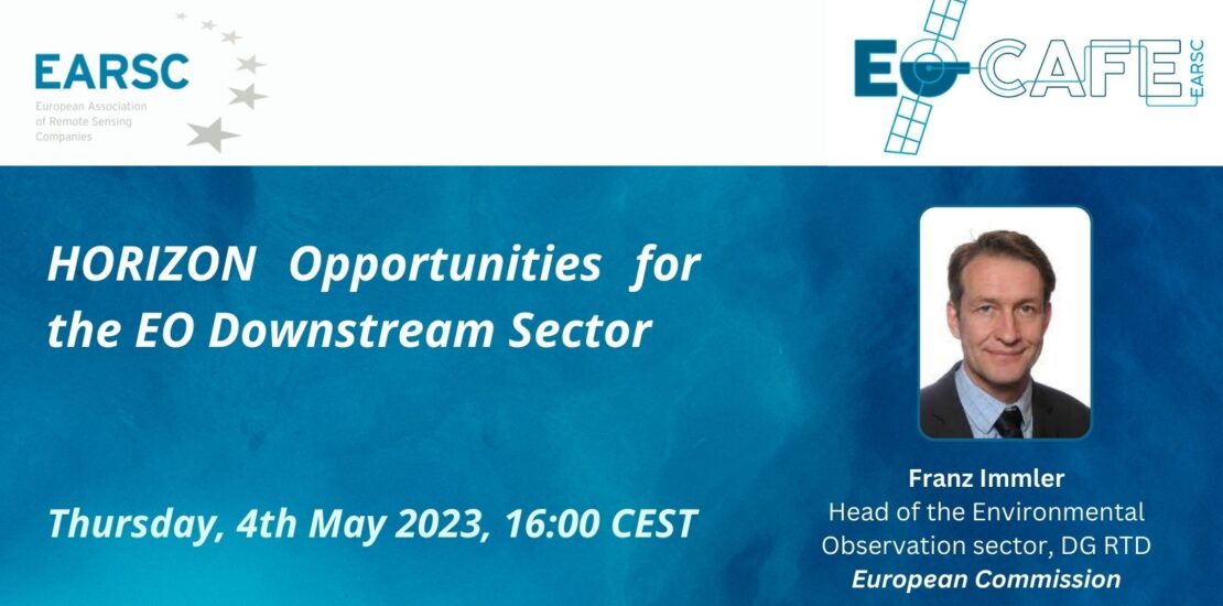 🌍🛰️ Join @EARSC at their next #EOcafe as they dive into the incredible opportunities offered by #HorizonEurope. 🌱 From #ClimateChange to #biodiversity loss, you'll explore how #EO can address global challenges. 

🗓️when: 4 May 16:00
➡️more: eo.belspo.be/en/agenda/ears…