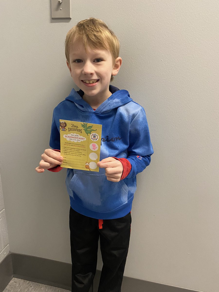 campabc3's tweet photo. Lots of excitement from our @ABESCardinals trying to find a dragon in the library this morning! #readingcommunity #onebookreadcity @GlennJacobsTN #kcsregion4 https://t.co/pF8TSDQHct