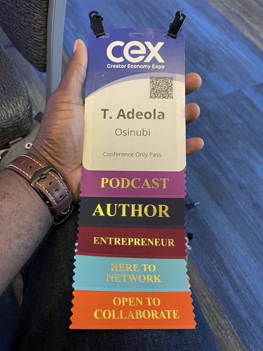 Here at #CEX2023 and got all the stickers, cause why not?! 🤷🏿‍♂️