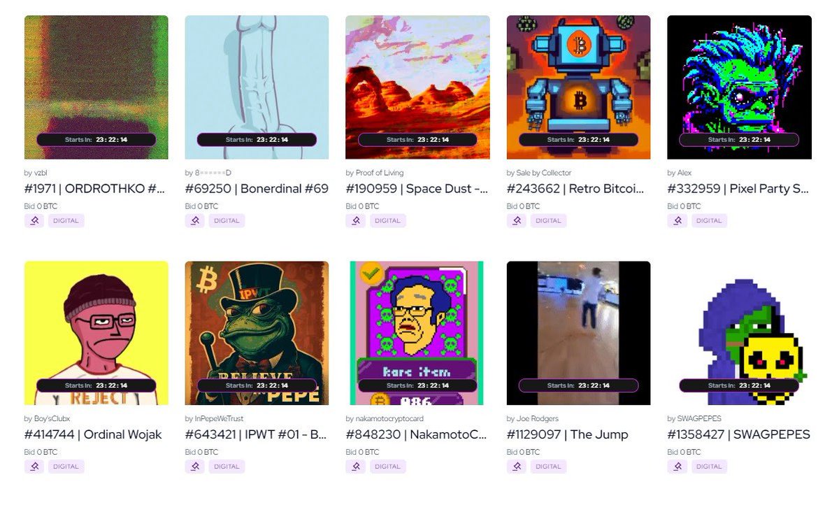 scarcedotcity's tweet image. 💥 Now Accepting Bids 💥

📨 STAMPS &amp;amp; Frens
&amp;amp;
◉ Ordinal Inscriptions IX

All on Scarce.City