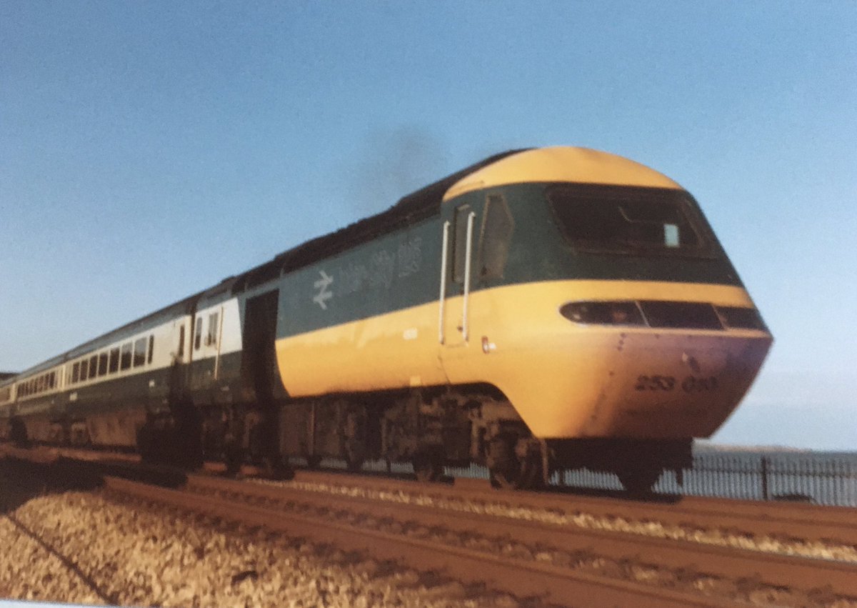 “This is the age of the train” or so it was. An #intercity125   seen at Dawlish. #EverythingHST