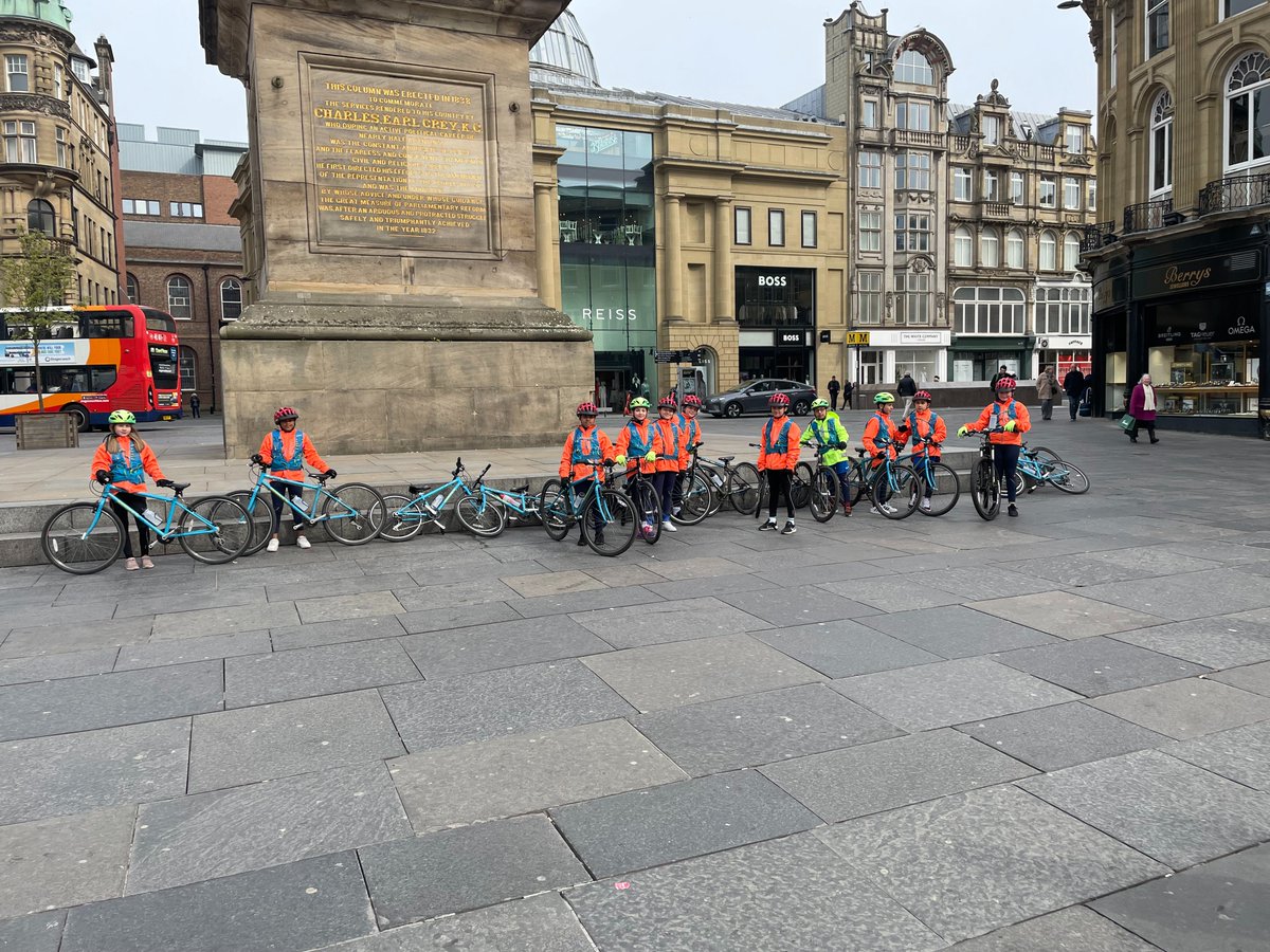 Thursday was Year 5's final training ride before their trip to Holland with <a href="/bike4healthorg/">bike4health</a> . Pupils showed great skill and awareness as they cycled through the city centre.

#morekidsonbikes