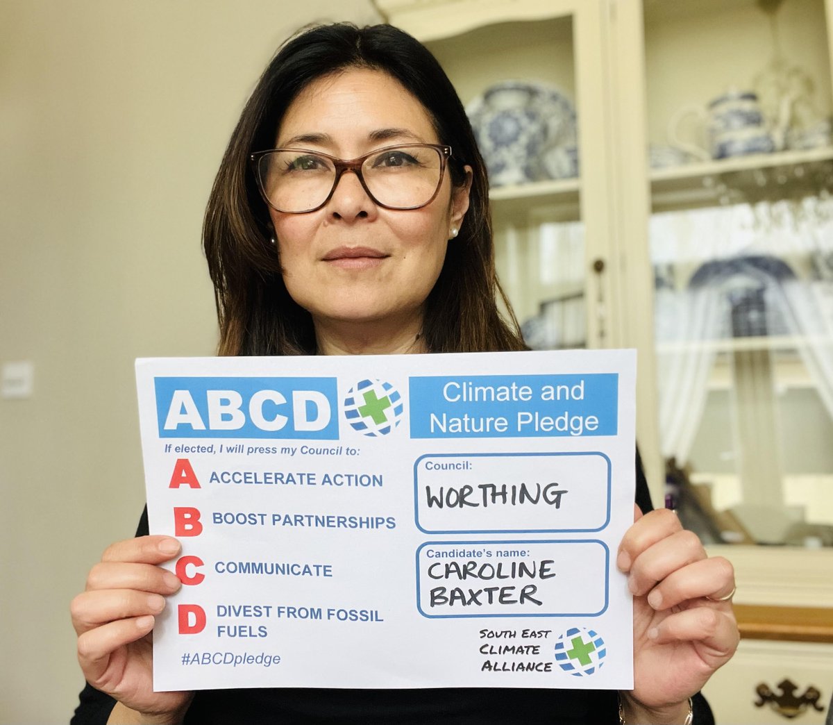 SECA_UK's tweet photo. Good to see some more Worthing Borough Council pledges for climate and nature! Thanks to Kate Orton of @Worthing_Greens and to @CarolineBLabour and @HilarySchan! #ABCDpledge https://t.co/bOy6dHYbso
