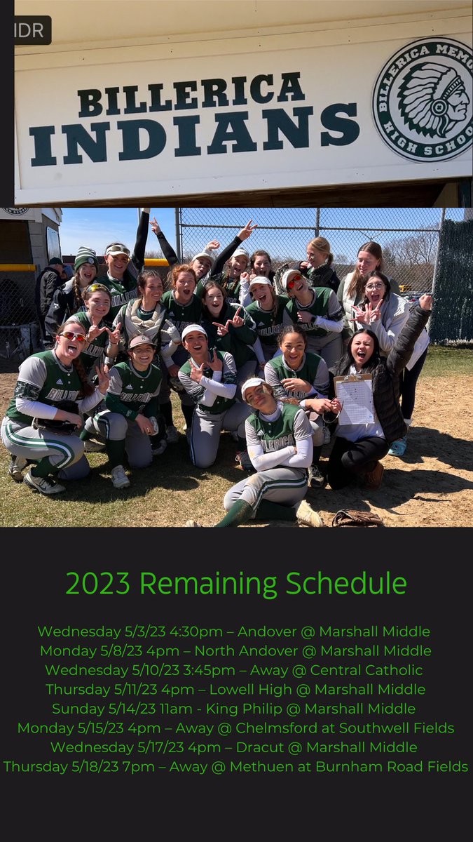 Coach_Mara24's tweet photo. Come cheer on your @bmhssoftball23 team!  Here are their remaining regular season games @BMHS_Athletics #thisisus #pride #workingforit https://t.co/TMsyD8Vv4N