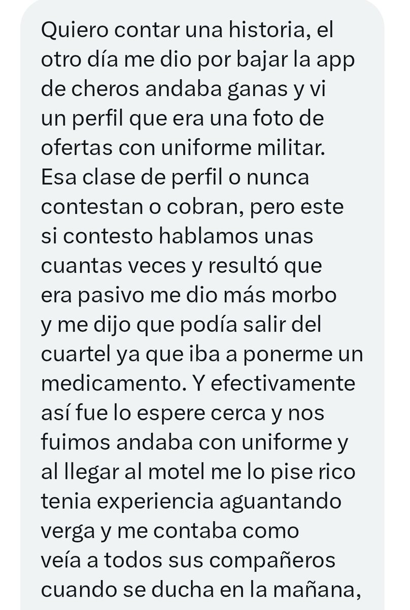 MiMorbosaMente's tweet photo. ¿ quien tiene la fantasía con un uniformado? #historiagay #morbo #morbosv #relatogay #gay https://t.co/xQvqghgk77
