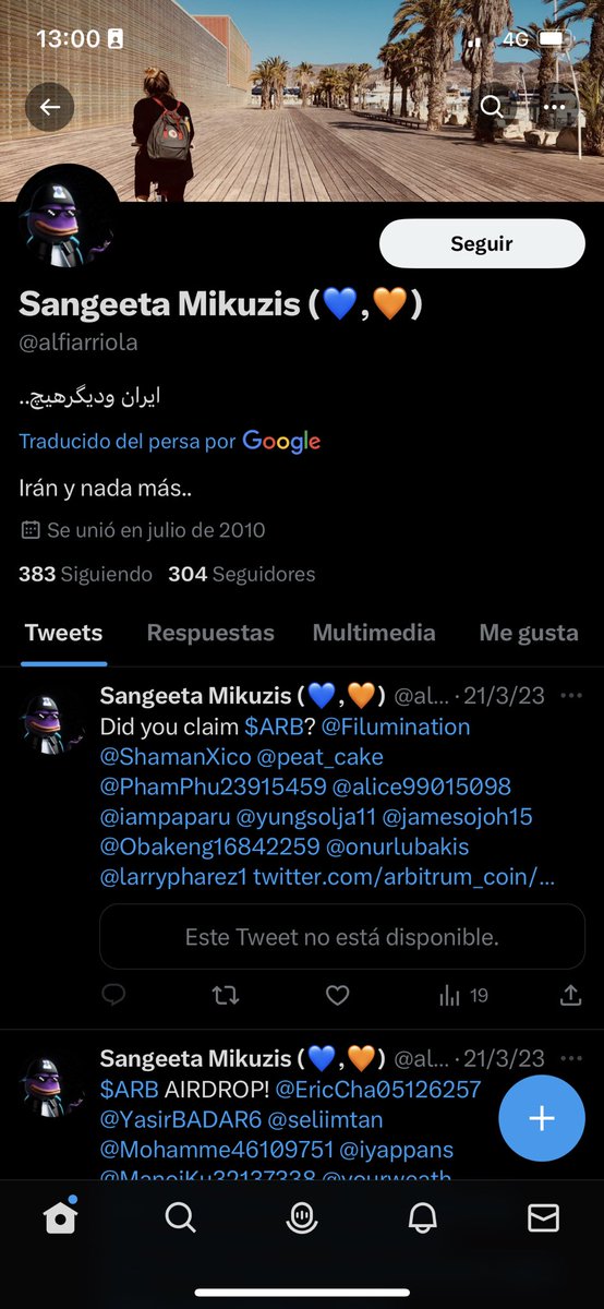 mmalfonsina's tweet photo. Claramente me hackearon mi Twitter 🤌🏼 amiguitos https://t.co/BAos9gIhQm