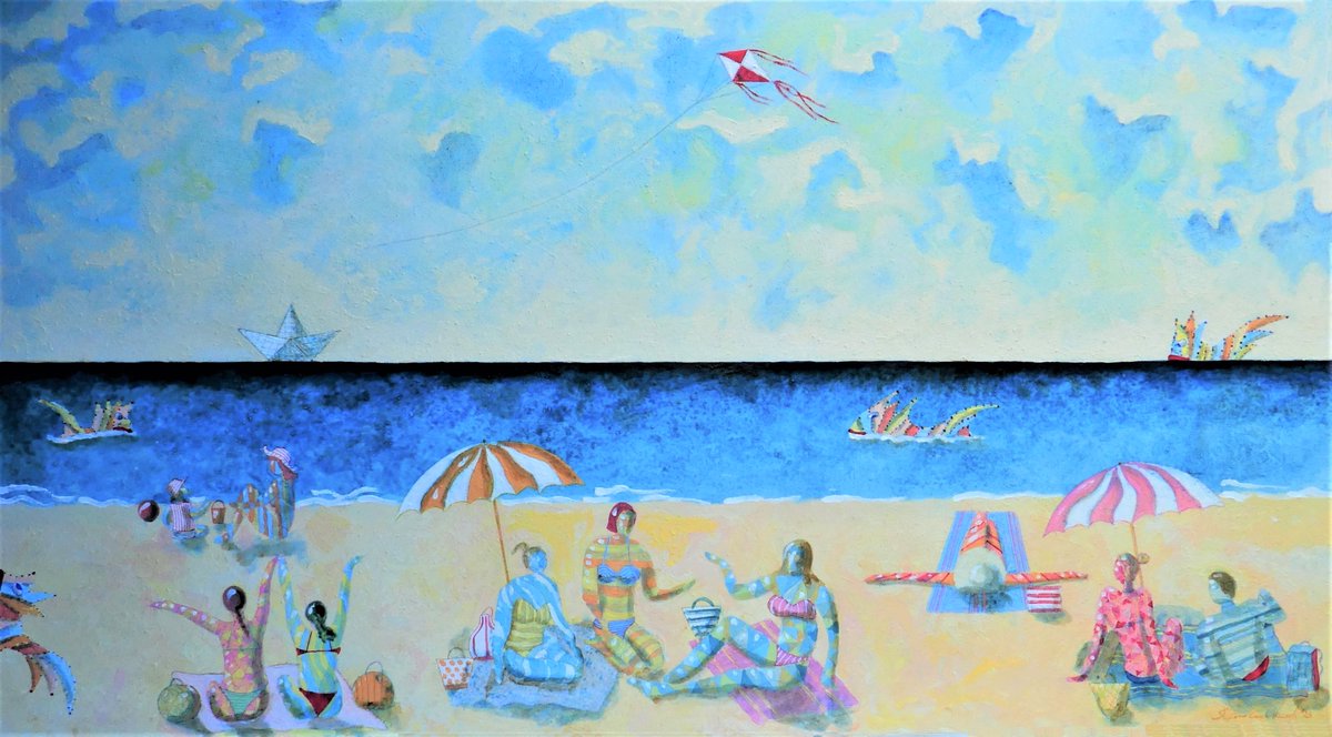 stefanocvecoli's tweet photo. #Spiaggia in #estate e #sogni all'#orizzonte-70x127cm, 2023 acrilico e olio su tavola (autore S.C. Vecoli)
#red #rosso #bagnante #bather #arte #artisti #pittura #dipinti #cultura #fantasia #colore #onirico #sogno #toscana #italia #art #artists #painting #paintings #culture #Italy https://t.co/A7cXAptC5v