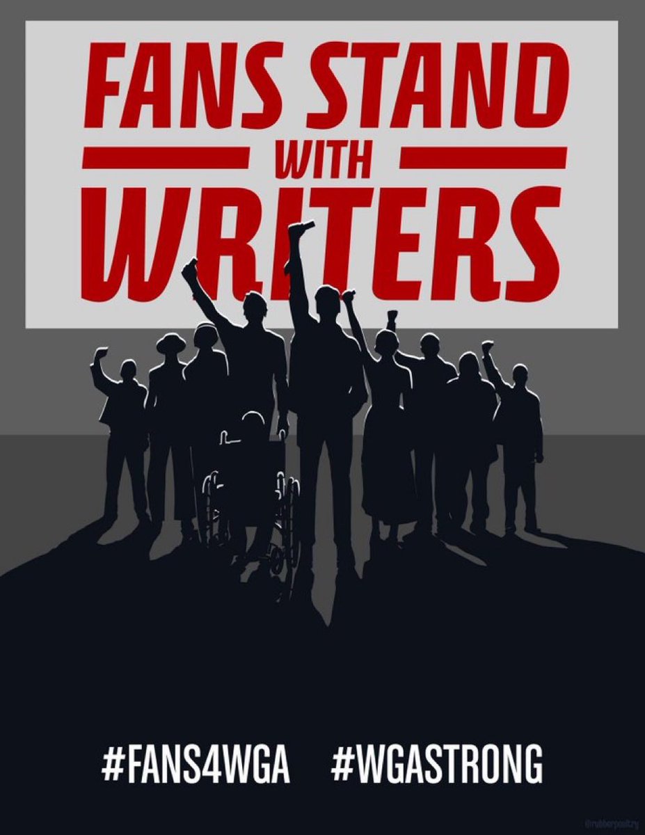 TWalkingDWorld's tweet photo. As of 12:01AM PST on 5/2, the Writers Guild of America has officially gone on strike.

#TheWalkingDead &amp; #FearTWD along with the growing #TWDUniverse of spin-offs simply wouldn’t exist without writers.

These writers deserve better conditions. Solidarity with writers!
#WGAStrong https://t.co/JdAPaPb38Z