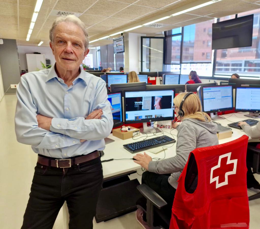 Josep Quitet, voluntari de la l'organització des de fa 45 anys, renova mandat en la Presidència de la Creu Roja a Catalunya.

➡️ La salut mental, la lluita contra el canvi climàtic i l'atenció als joves són alguns dels eixos que mouran la intervenció de la Creu Roja.