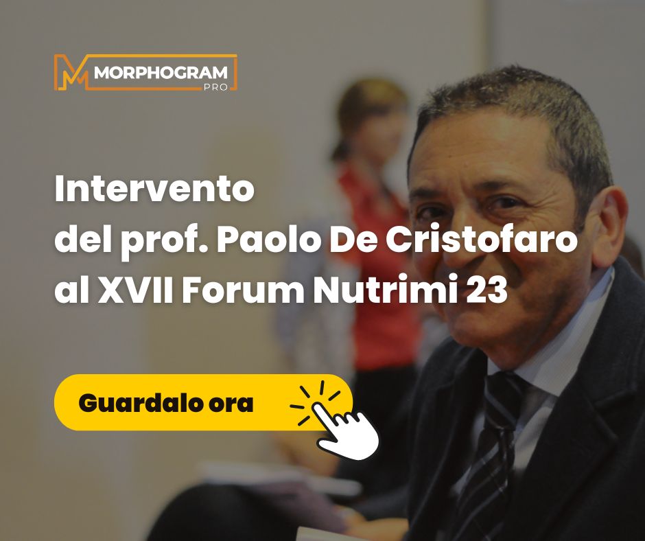 morphogram's tweet photo. Intervento del prof. Paolo De Cristofaro al XVII forum Nutrimi 2023. Guarda il video. - https://t.co/5lzTLDLpHz https://t.co/f6QFyaqbRN