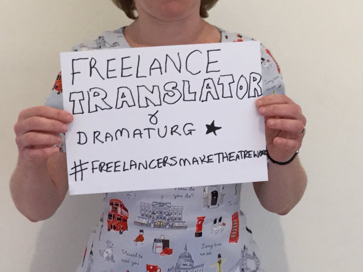 #FreelancersMakeTheatreWork #Translation ⁦@FreelancersMake⁩