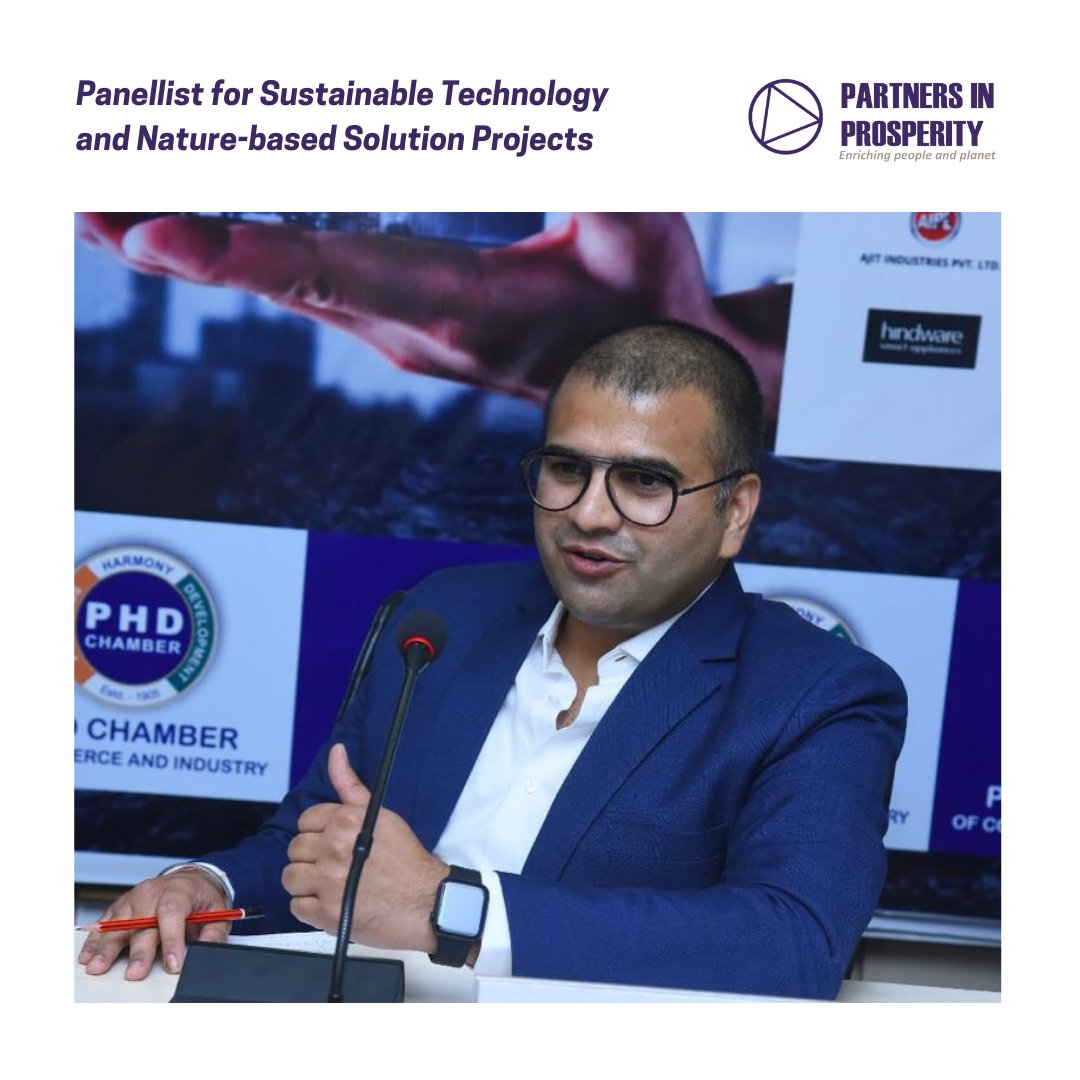 We are glad to have had our Head of #BusinessDevelopment and #SkillDevelopment, Mr Gaurav Kaushik, participate in a panel discussion on #SustainableTechnology and #NatureBasedSolution Projects at an event hosted by @southpoleglobal.