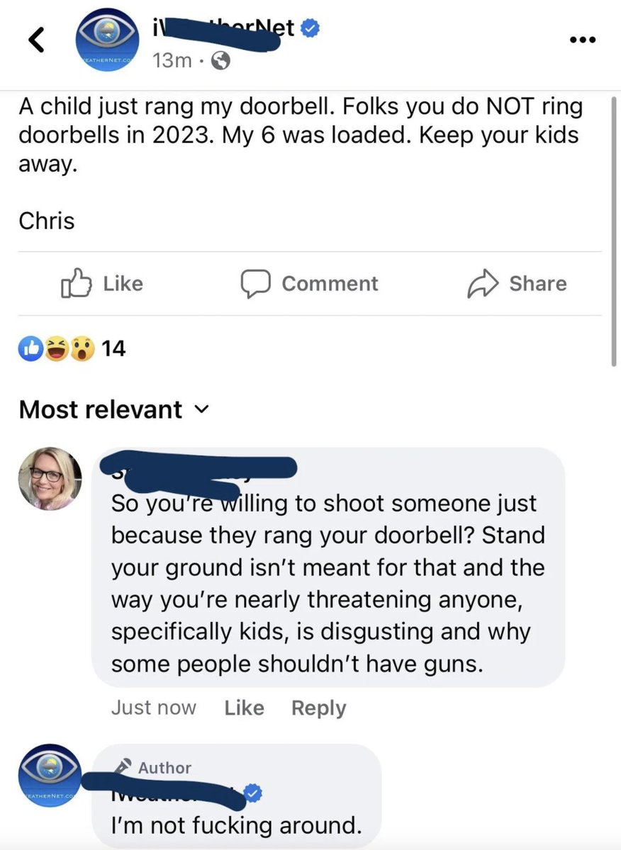 JMcCainNvrTrump's tweet photo. If you ring the wrong doorbell, a magat will SHOOT you. Because they're mean, batsh!t crazy scum. #MAGAMorons #MAGACult #MAGAKillers #MeanMagats #DumbTrumpers https://t.co/YCXivanrEH