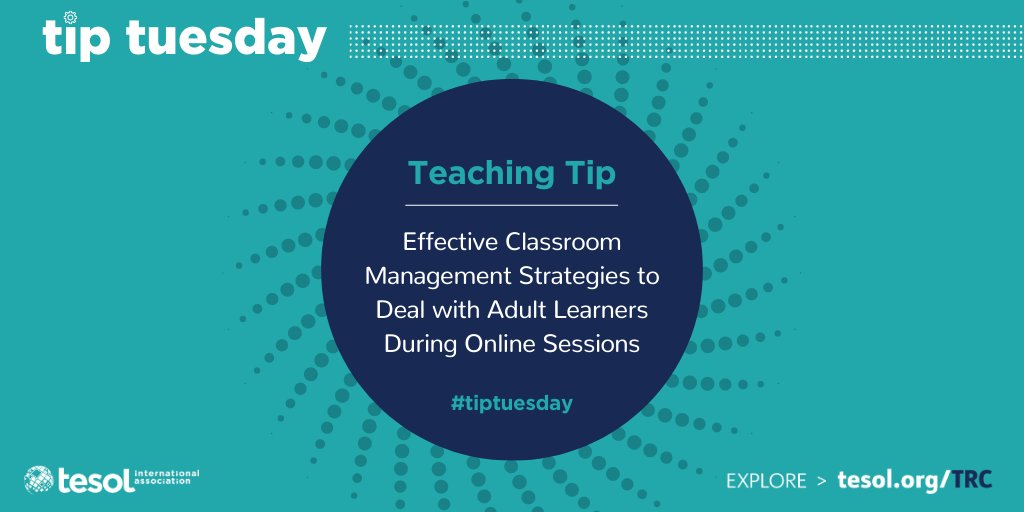 #TipTuesday: Here are some tips on the strategies #ESL teachers can adopt for effective teaching and learning in the virtual classroom environment. buff.ly/3AlFe5E #TESOL #TEFL #TESL #ELT