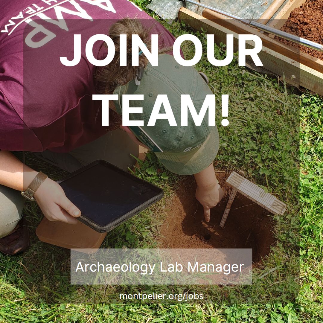 We're hiring a Lab Manager!🥳 
Become an essential part of this incredibly dedicated team of professionals. 
Tap the link to learn more about our open job listings & to apply.
➡️ buff.ly/3lXUSgv 

#hiring #hiringnow #nowhiring #archaeologyjobs #jobboard #career #newjob