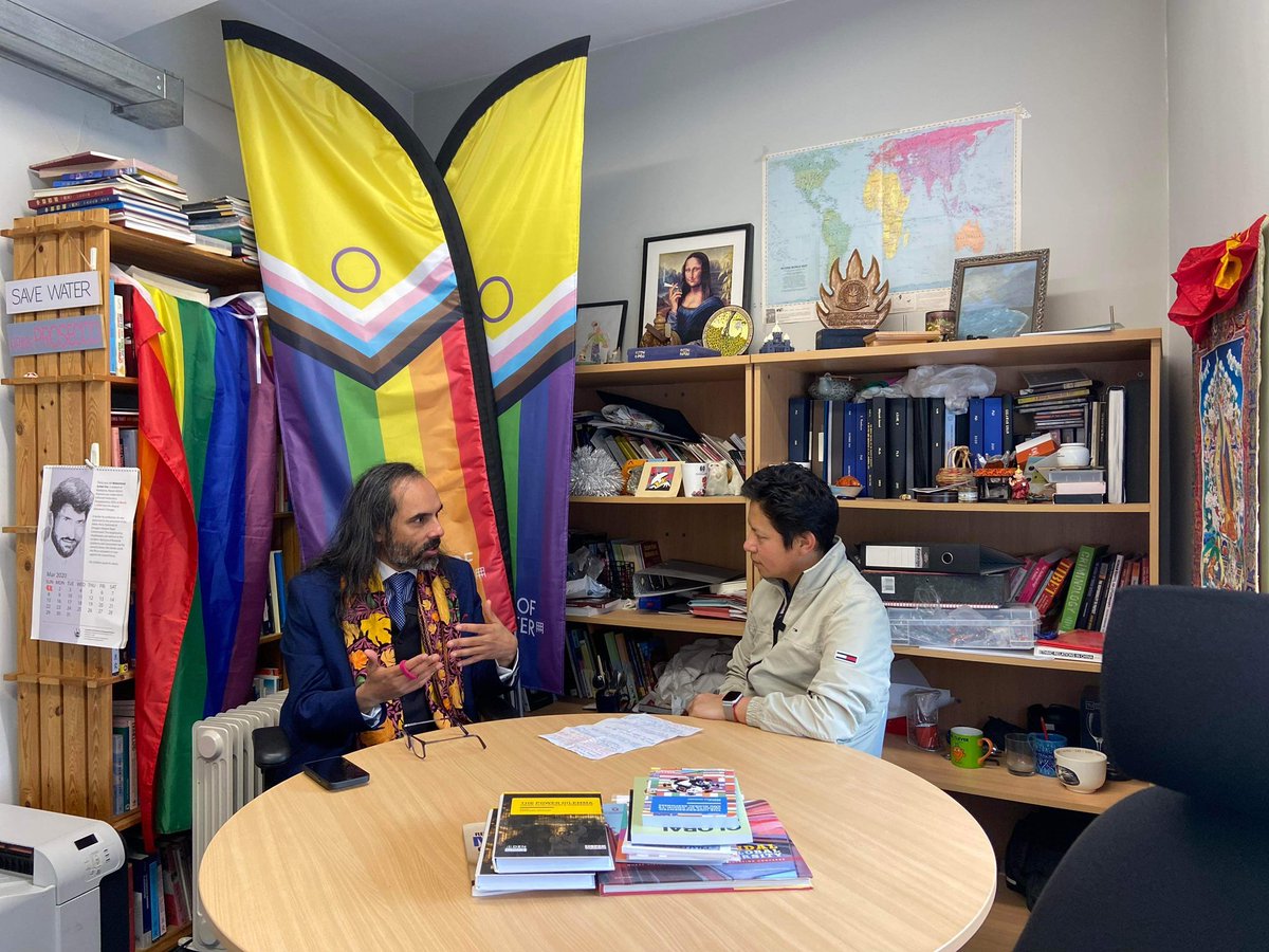 When you see someone who was once a shy student &amp; then tackles hurdles in life (being a refugee &amp; unable to go back to your homeland can never be easy) &amp; now active in public life, you can’t but feel gratitude as an academic &amp; be happy to see your student make a difference ❤️