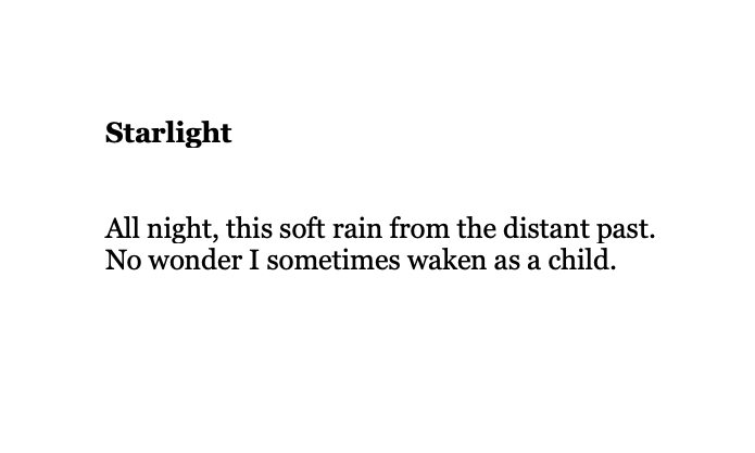 Ted Kooser: