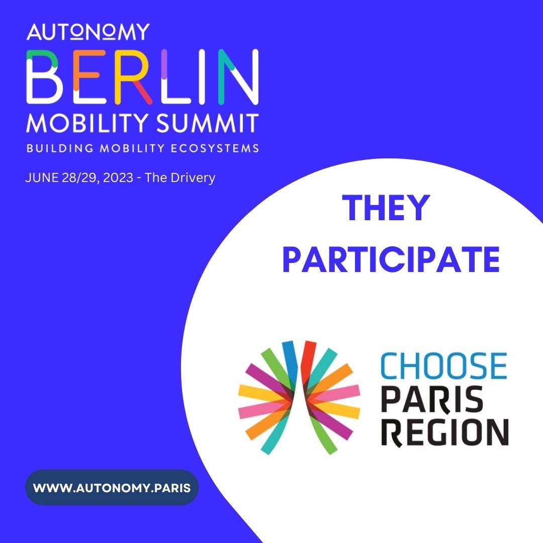 AUTONOMY's tweet image. 🚗🚲 Berlin is the perfect location for the Autonomy Berlin Mobility Summit (#AutonomyBMS)! 

Join stakeholders from the public, private, and third sectors in creating a sustainable and accessible mobility ecosystem. 
autonomy.paris/mobility-berli…