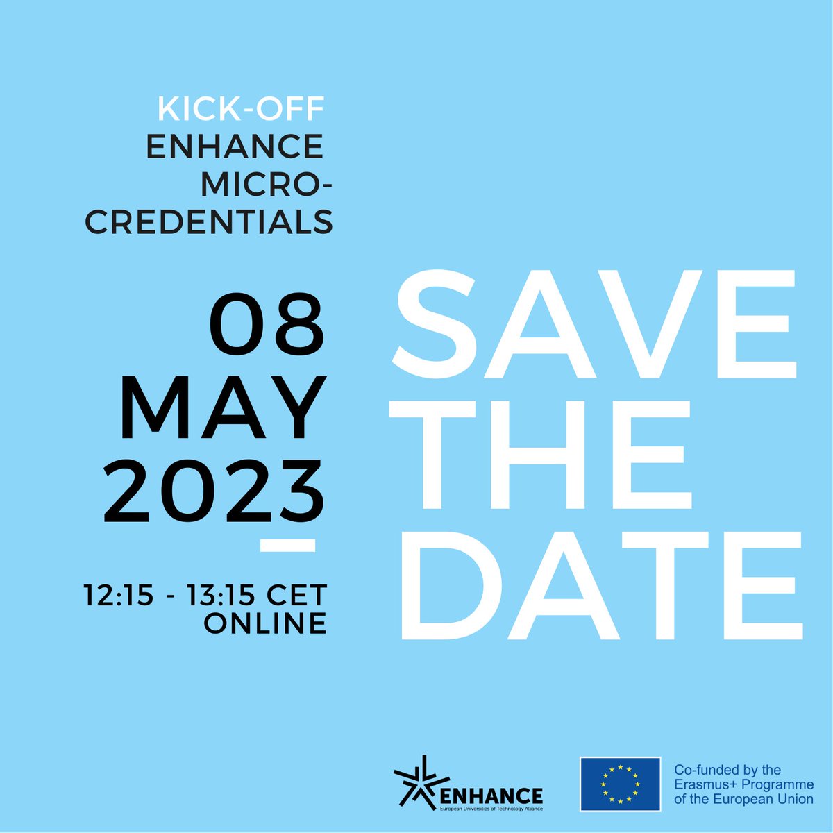 ENHANCEAlliance's tweet photo. ENHANCE online event for🧑‍💻students. Take it! 
You will fall in love😍 with this amazing educational offer.
👉"Introduction ENHANCE micro-credentials and further short-term learning opportunities".
🗓️8 May. 12:15-13:15
🔗https://t.co/uoLoK3NN4m
#shapingeurope https://t.co/xTGtPwmruR