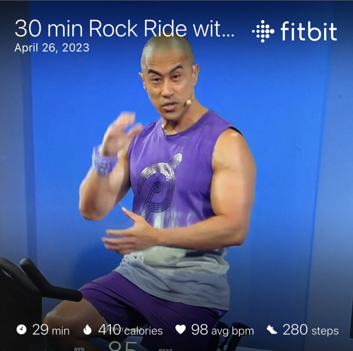 SpartyHawkCache's tweet photo. “The One Record Label Ride.”
(WEIGHT: 218.6 LBS)
(TEMP: bedroom climate)
(EXERTION: 30 mins on @onepeloton Rock Ride w/ @yoiamsamyo)
(Day 116 of 365 … just another 🐪 day.)
#AtlanticRecords 📀 #DoubleDiamond 💎💎 #AcaDaca ⚡️⚡️⚡️ https://t.co/vrYTwIVNaE